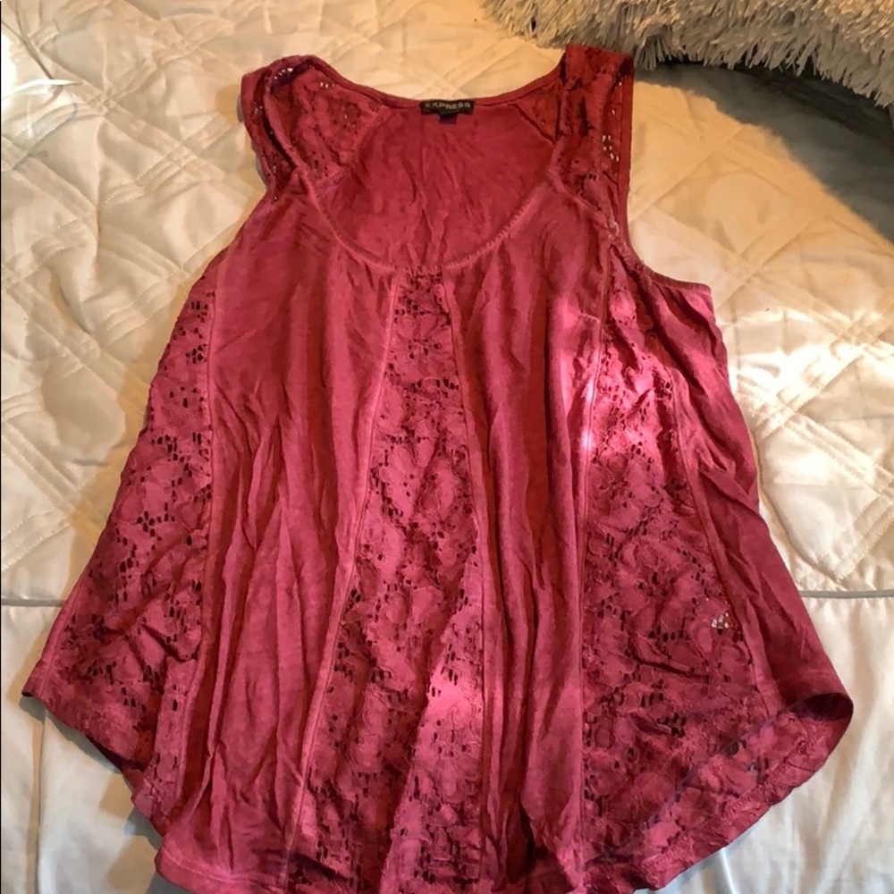 american eagle tanktop pinkish